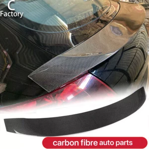 Real Carbon Fiber Trunk Spoiler Boot Wing Lip For Audi TT TTS Sline Mk2 8J 08-14 - Picture 1 of 12