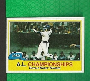 1981 Topps George Brett Kansas City Royals Championships #401   💥💥🎆  EXMT+ - Picture 1 of 2