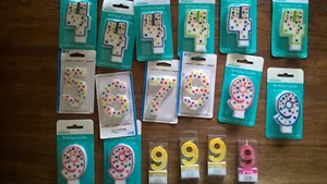 Celebrate Childrens Birthday Cake Candles 63 Assorted Numbers Mostly Zeros New! - Picture 1 of 3