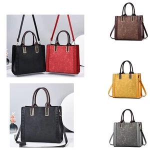 Borsa a tracolla donna in pelle sintetica media classica stampa in pizzo borsa a tracolla - Foto 1 di 10