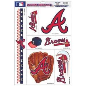 Atlanta Braves 11x17 Multi Use Ultra Decal Set [NEW] Sticker Emblem Car Truck - Picture 1 of 1