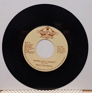 Billy Joe Royal - Burns Like A Rocket & Lonely Lovin' You -  45 RPM  1985 - Picture 1 of 2