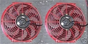 DATSUN Z ELECTRIC TWIN COOLING FAN CONVERSION KIT 240Z 260Z 280Z 280ZX - Foto 1 di 1