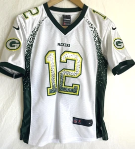 Green Bay Packers Women's Med Nike Jersey #12 Aaron Rogers On Field NFL players - Picture 1 of 8