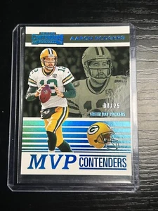 Panini Contenders 2019 Aaron Rodgers/25 ¡Contenders Mvp! GB Packers #mvp-ar - Imagen 1 de 5
