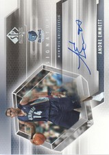 2004-05 SP Authentic Basketball Signatures #AE Andre Emmett AUTO