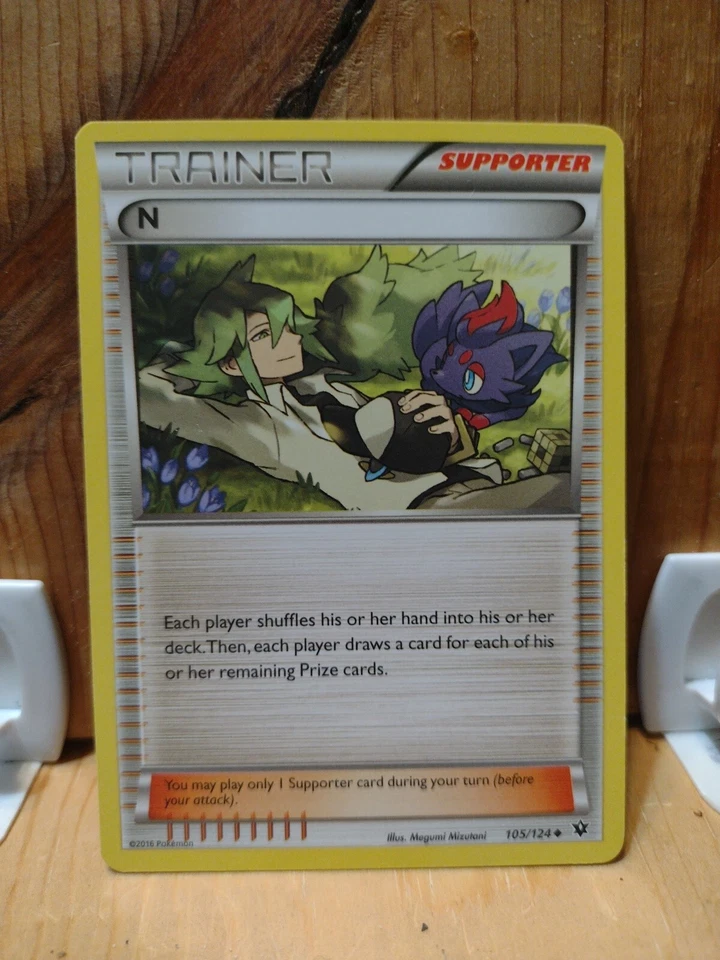Pokemon Card 2016: TRAINER SUPPORTER: N 105/124 - Image 1 of 1