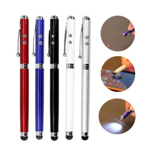 LASERPOINTER 4in1 KUGELSCHREIBER TASCHENLAMPE LED TOUCHSCREEN INKLUSIVE BATTERIEN - Bild 1 von 15
