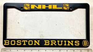 *New* NHL Boston Bruins License Plate Frame Made of Heavy Plastic - Picture 1 of 4