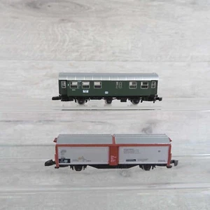 MÄRKLIN - Spur Z - DB - Personen - und Güterwagen Set 2 teilig - #G80800 - Picture 1 of 8
