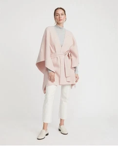 Witchery Belted Poncho Knit Wrap Cardigan - Pale Pink - Wool Blend - Picture 1 of 10