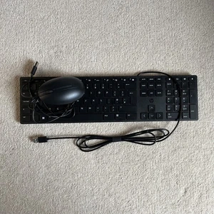 HP Wired Keyboard and Mouse Set Brand New - Picture 1 of 1