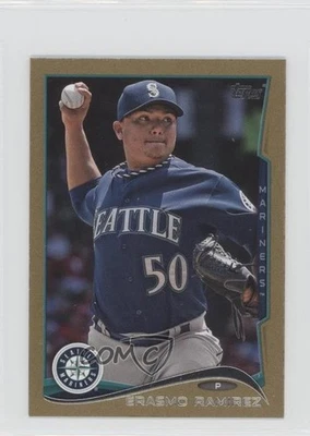 2014 Topps Mini Gold /63 Erasmo Ramirez #128 - Image 1 of 2
