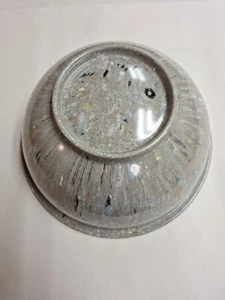 Cuenco mezclador salpicaduras de confeti Texas Ware 10" gris melamina moteado multicolor 118 - Imagen 1 de 8