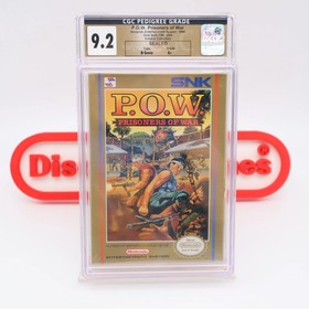 NES Nintendo P.O.W. PRISONERS OF WAR - CGC PEDIGREE GRADED 9.2 A+! NEW & Sealed!