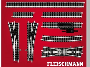 Fleischmann N 9196 Station Platform Track Set F Bahnsteig-Set F NEW OVP - Picture 1 of 1