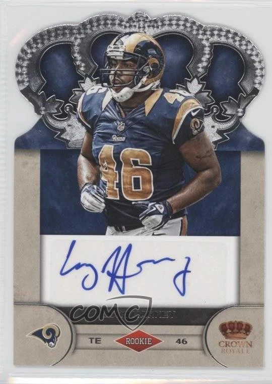 2012 Crown Royale Rookie Signatures /245 Cory Harkey #18 Auto RC - Image 1 of 2