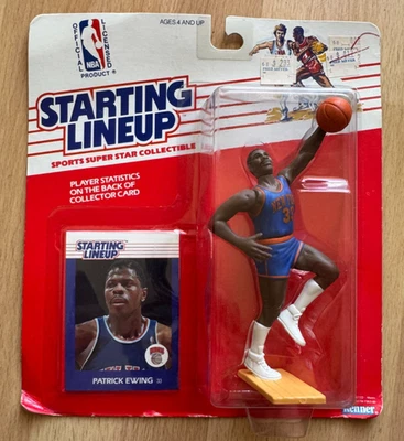 1988 ~ Patrick Ewing ~ New York Knicks #33 ~ alineación inicial ~ patio Foto 1 de 4