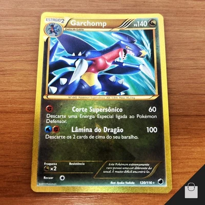 Garchomp 120/116 Plasma Freeze Holo Pokemon TCG Rare Brazilian Card LP - Image 1 of 4