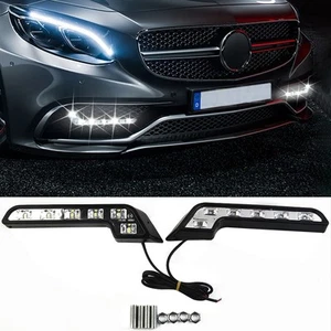 Useful Daytime Running Ligh Running Driving Fog Exquisite Front Grille - Picture 1 of 12