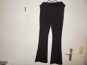 Hose Leggings XL  Schlag tolle Paßform stretchig Schlankmacher Yoga schwarz - Bild 1 von 5