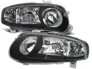 headlights for ALFA ROMEO 147 2001 2002 2003 2004 black LHD - Imagen 1 de 1