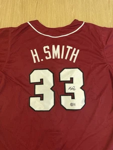 CAMISETA DE LOS ARKANSAS RAZORBACKS FIRMADA POR HAGEN SMITH BAS BECKETT - Imagen 1 de 4