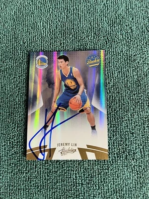 2010-11 Panini Absolute Spectrum #136 JEREMY LIN RC Hand Signed auto autograph - Image 1 of 2