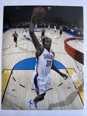 Póster impreso foto baloncesto Oklahoma City Thunder Kevin Durant 11x14 OKC Foto 1 de 3