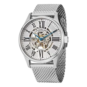 Stuhrling Original 747M.01 747M 01 Atrio Elite Automatico Rete Orologio da Uomo - Foto 1 di 4