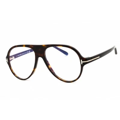 Tom Ford Men's Eyeglasses Dark Havana Acetate Aviator Shape Frame FT5012-B 052 - Image 1 of 2