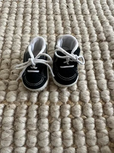 American Girl Today Black Sports Suede Cargo Shoes With White laces - Bild 1 von 6