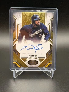 2025 Topps Triple Threads Prince Fielder Prime Performers Autograph /249 Brewers - Picture 1 of 2