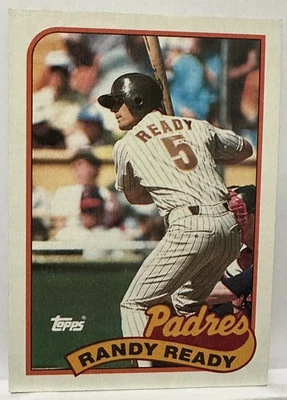 1989 Topps Randy Ready #551 Padres – Vintage MLB Baseball Card - Image 1 of 2