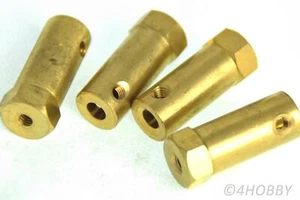 4x Antrieb Lang SW 12mm für 5mm Welle Hex Radantrieb RC Radnabe Nabe Sechskant - Picture 1 of 3