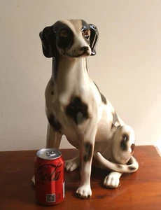 Vintage Large Ceramic Dog Dalmatian Figurine 41cm Tall - Picture 1 of 18