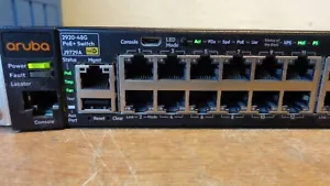 Aruba HP J9729A 2920-48G PoE+ 48-Port 1GE Netzwerk Switch Rack Ears J9739A PSU - Bild 1 von 5
