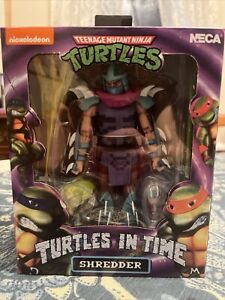 NECA TMNT Turtles In Time Series Shredder Teenage Mutant Ninja Figure New Sealed