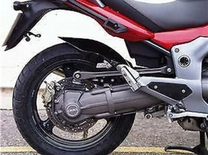 MOTO GUZZI NORGE Guardabarros Trasero Negro Brillante - Imagen 1 de 1