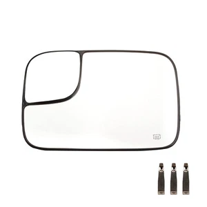 Power Heated Towing Mirror Glass For 05-09 Dodge Ram 1500 2500 3500 Driver Side - Picture 1 of 9