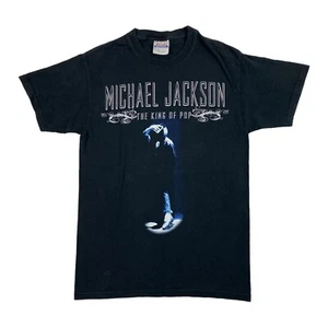Vintage Michael Jackson Shirt Adult Small Black The King Of Pop Music Band Tee - Picture 1 of 4