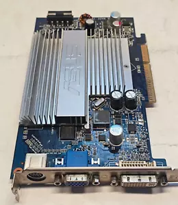 AGP 8X 3D Video card ASUS GeForce 7600 GS N7600GS SILENT/HTD/256M/A 256MB DDR2 - Picture 1 of 16