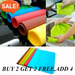 Large 40*30CM Silicone Desk Mat Heat Resistant Non-Slip Table Mat Desk Mat UK- - Picture 1 of 20