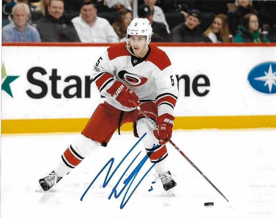 Carolina Hurricanes Noah Hanifin Autographed Signed 8x10 Photo COA #2 - Image 1 of 1