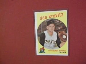 1959 Topps Baseball Hi # 536 Dan Kravitz VG-EX + - Picture 1 of 2