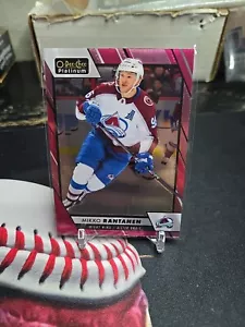 2023-24 O Pee chee Platinum Mikko Rantanen Matte Pink Parallel SP Avalanche - Picture 1 of 2