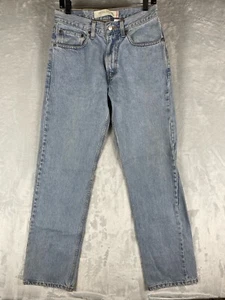 VTG Levis Jeans Mens 31x34 505 Regular Straight Work Pants Light Stone Red Tab - Picture 1 of 13