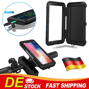 Fahrrad Motorrad Handy Halterung Halter Smartphone Wasserdicht bis 6,3 Zoll 360° - Zdjęcie 1 z 10