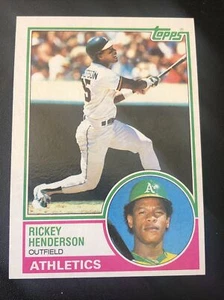 1983 Topps Rickey Henderson #180 - Picture 1 of 2