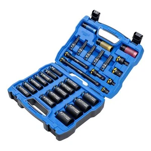KINCROME 31 PC 1/2" Drive METRIC Deep Impact Socket Tools Set (8-36mm) K28209 - Picture 1 of 5
